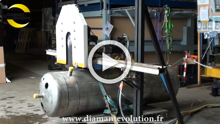 Scie a froid - decoupe a froid tube inox
